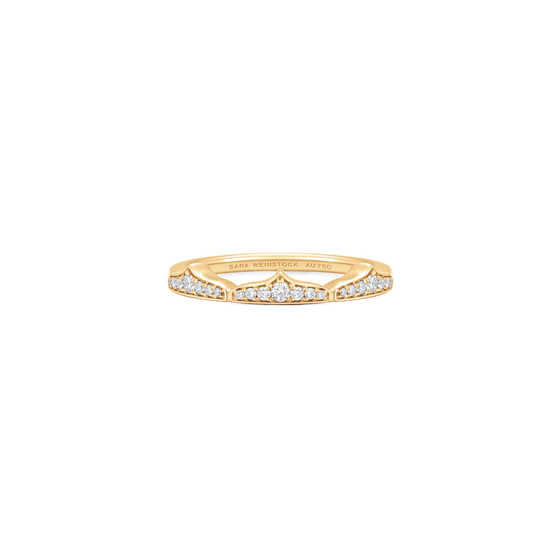 Lucia Full Taj Pave Diamond Ring - Sara Weinstock Fine Jewelry