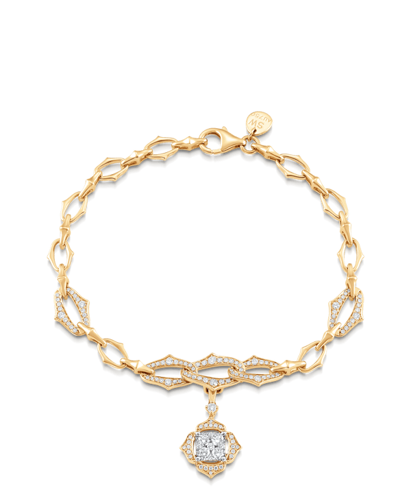 Lucia Leela Diamond Pendant Bracelet - Sara Weinstock Fine Jewelry
