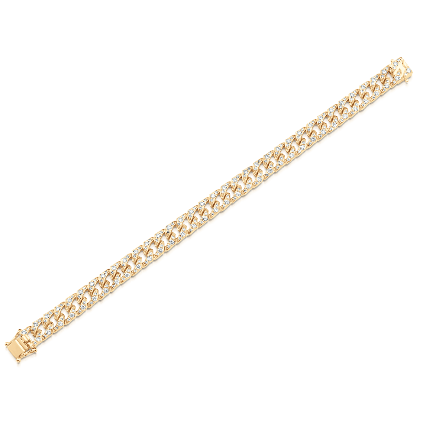 Lucia Pave Diamond Link Bracelet - Sara Weinstock Fine Jewelry