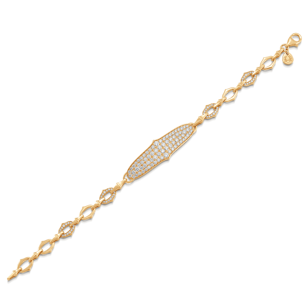 Lucia Pave Taj Diamond Bar Bracelet - Sara Weinstock Fine Jewelry