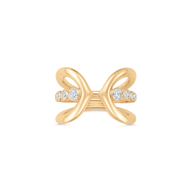 Lucia Petite Pavé Claw Ring - Sara Weinstock Fine Jewelry