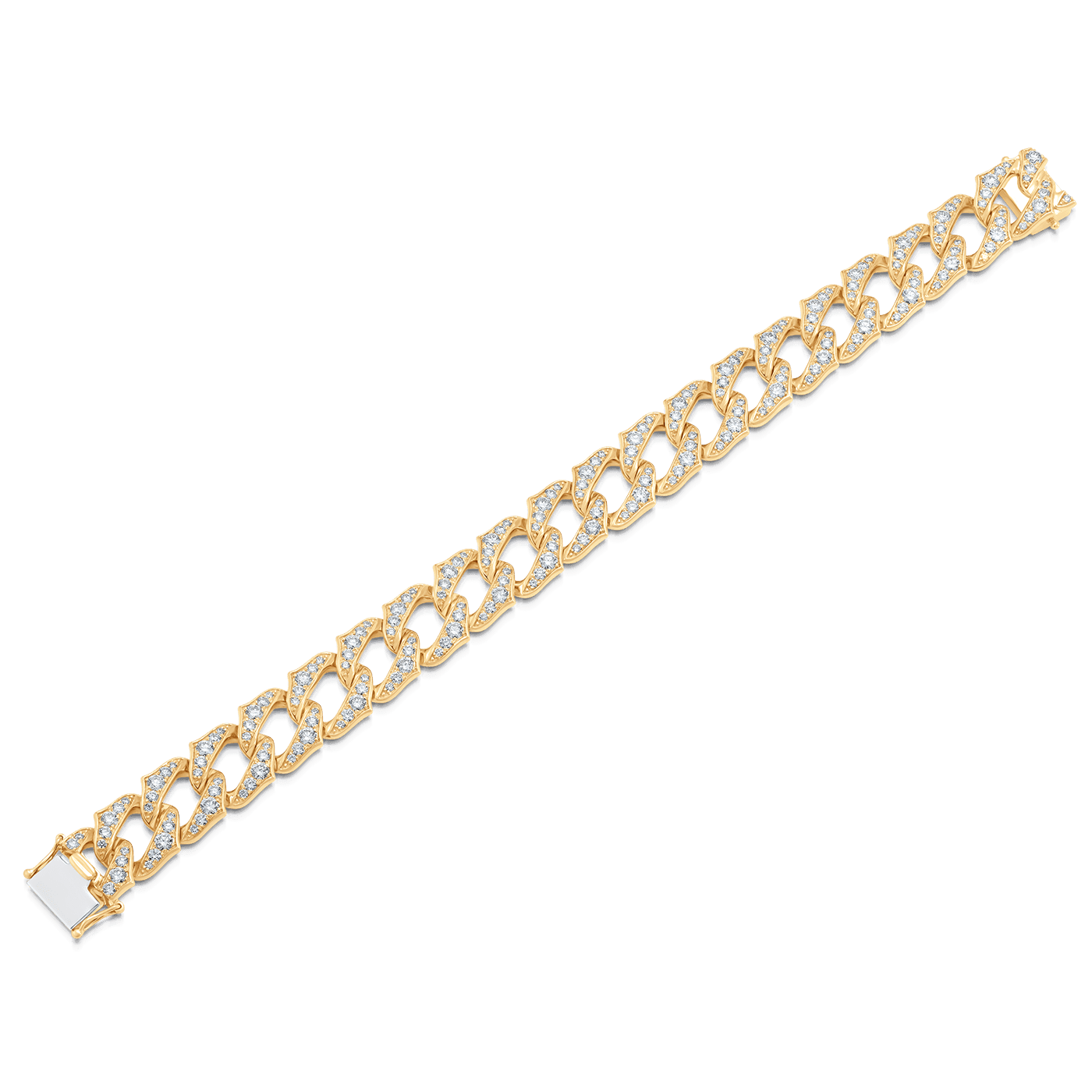 Lucia Thick Link Diamond Bracelet - Sara Weinstock Fine Jewelry