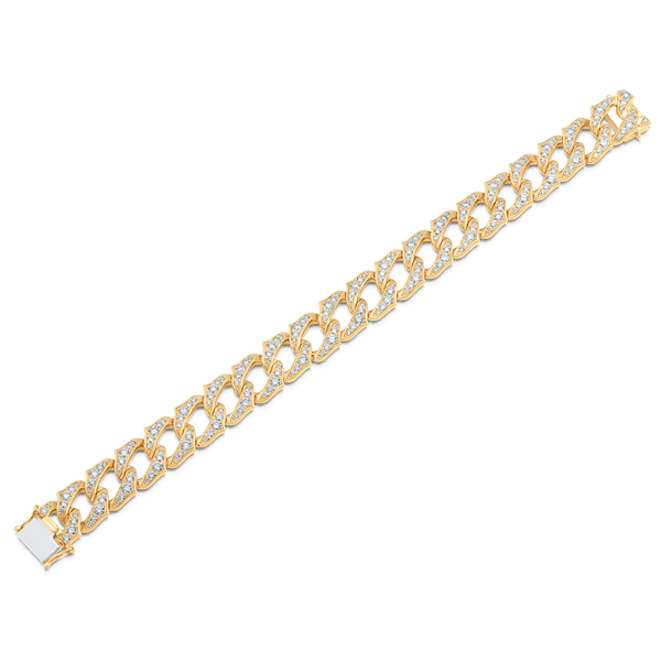 Lucia Thick Link Diamond Bracelet - Sara Weinstock Fine Jewelry