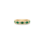 Lucia Yellow Gold Malachite Thin Ring - Sara Weinstock Fine Jewelry