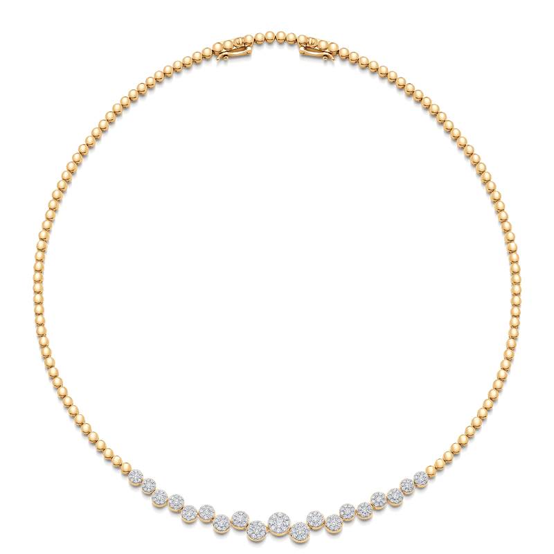 Muna Round Diamond Choker - Sara Weinstock Fine Jewelry