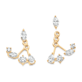 Purity Five Diamond Ear Jacket Earrings - Sara Weinstock Fine Jewelry