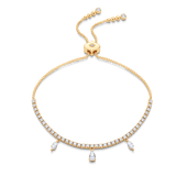 Purity Pear & Marquise Diamond Bolo Bracelet - Sara Weinstock Fine Jewelry