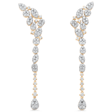 Reverie Couture Cluster Diamond Drop Earrings - Sara Weinstock Fine Jewelry