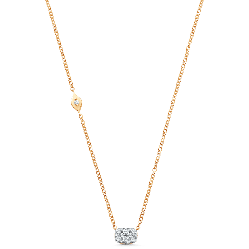 Diamond Cluster Necklace - Estrella | Linjer Jewelry