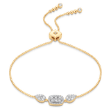 Reverie Cushion & Pear Diamond Bolo Bracelet - Sara Weinstock Fine Jewelry