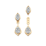 Reverie Diamond Cluster Ear Jackets - Sara Weinstock Fine Jewelry