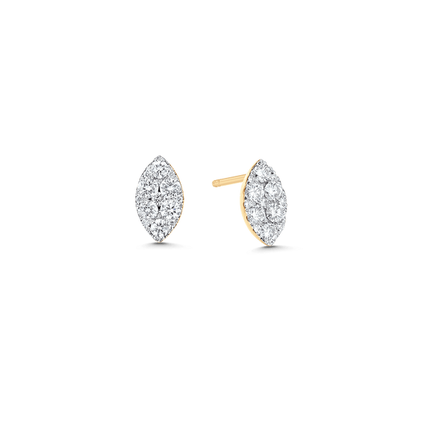 Reverie Marquise Cluster Diamond Earrings - Sara Weinstock Fine Jewelry