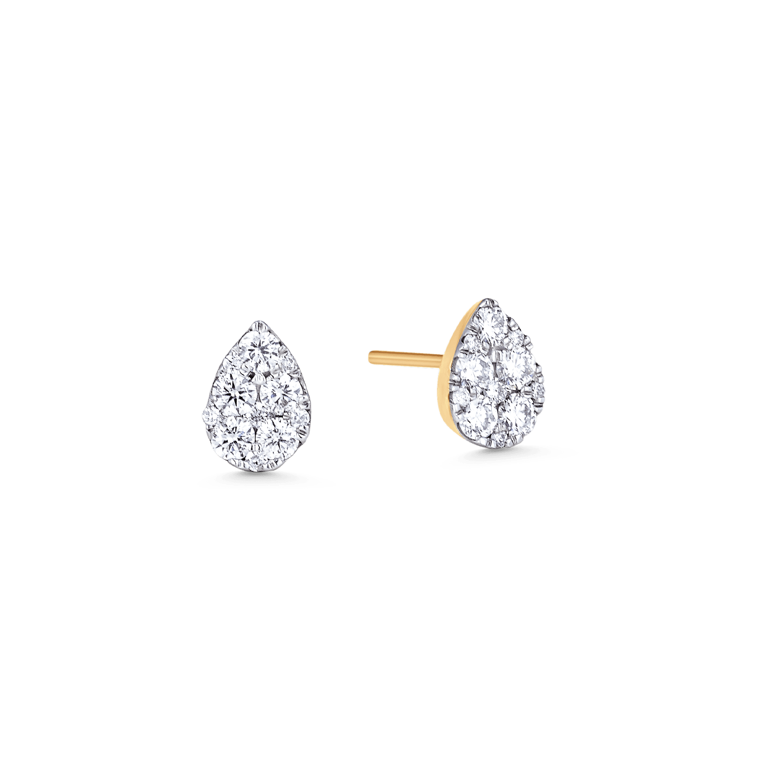 Reverie Pear Diamond Cluster Earrings - Sara Weinstock Fine Jewelry