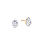 Reverie Pear Diamond Cluster Earrings - Sara Weinstock Fine Jewelry