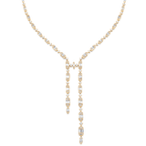 Taj Baguette Diamond Drop Necklace - Sara Weinstock Fine Jewelry