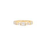 Taj Baguette Horizontal Partial Ring - Sara Weinstock Fine Jewelry