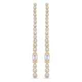 Taj Baguette Long Dangle Earring - Sara Weinstock Fine Jewelry