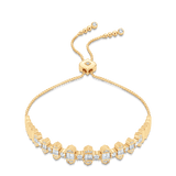 Taj Baguette Vertical Diamond Bolo Bracelet - Sara Weinstock Fine Jewelry