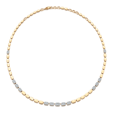 IVY TAILI Tennis Necklace for Women 18k White Gold Plated 5mm Tennis Chain  for Men Diamond Tennis Choker Necklace Cubic Zironia Stones Necklace  16/18/20/22/24 Inch | Amazon.com