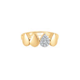 Unity Reverie Pear Partial Diamond Ring - Sara Weinstock Fine Jewelry