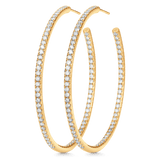 Veena Large Inside-Out Hoops - Sara Weinstock Fine Jewelry