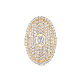 Veena Oval Rose Cut Diamond Ring - Sara Weinstock Fine Jewelry