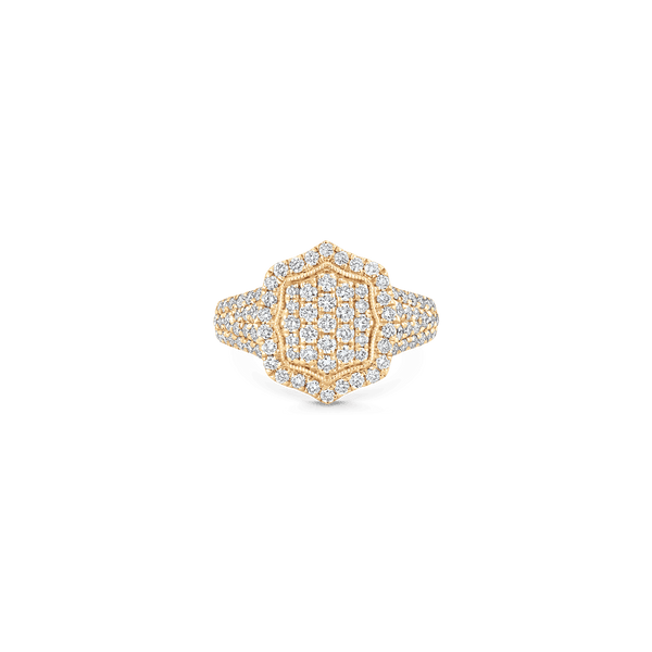 Veena Taj Diamond Pinky Ring - Sara Weinstock Fine Jewelry